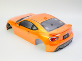 1/10 RC Body Shell Toyota 86 BRZ  w/ Light Buckets ORANGE -Finished-