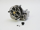 For AXIAL WRAITH Poison Spyder All Metal GEARBOX Transmission W/ Pinion Gun Metal
