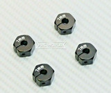  1/10  Anodized Aluminum 7MM WHEEL Spacer 12MM HUB -4 pcs- BLUE