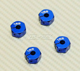 1/10 Anodized Aluminum 7MM WHEEL Spacer 12MM HUB -4 pcs- BLUE