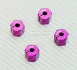 1/10  Anodized Aluminum 11MM WHEEL Spacer 12MM HUB -4 pcs- PURPLE