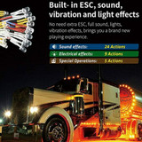 G.T Power 1/10 Truck LED + Engine Sounds + Vibration System Semi Trucks - PRO -