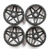 Orlandoo RC 1/32 Parts Plastic WHEELS Rims (4PCS) -BLACK- GA0009-B