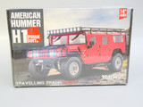 RC 1/10 HUMMER H1 4X4 SAFARI PACKAGE Truck Full Option 2-Speed + Sounds + LED *RTR* RED