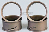 Tetsujin RC Car Wheels Lip Adjustable Offset 3/6/9mm -Bronze Lip- 4 pcs