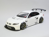 RC Car BODY Shell BMW M3 GT3 E92 200 mm w/ Light Buckets -CLEAR-