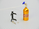 1/10 Scale Metal NITROUS NOS Bottle w/ MOUNT + LINE - PURPLE -