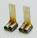 1/10 RC Metal EXHAUST Pipes Quad Muffler 10mm Pipe (2pcs)