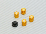 Rc Center Lock Nut METAL WHEEL CAPS M4 Lug Nut W/ Tool (4PCS) GREEN