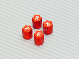 Rc Center Lock Nut METAL WHEEL CAPS M4 Lug Nut W/ Tool (4PCS) GOLD