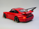 RC 1/10 PORSCHE 911 Turbo RWB Brushless RTR W/ LED W/ Sound -RED-