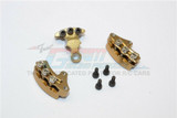 GPM Front + Rear BRAKE CALIPERS For Kyosho HOR Bike #KM007-GOLD-