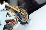 GPM Front + Rear BRAKE CALIPERS For Kyosho HOR Bike #KM007-GOLD-