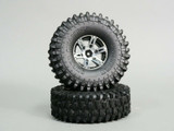 RC 1/10 Truck METAL Wheels 1.9 Beadlock W/ 120mm Tires -Assembled- (4pcs)