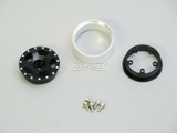 For Axial SCX24 WHEELS TIRES Set 45mm Aluminum Rims + Tires (4pcs) BLACK