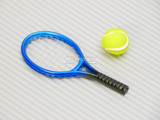 RC 1/8 Scale Accessories TENNIS Racket + Ball -BLUE-