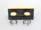 RC 1/12 Scale Accessories BAR Island W/ 2 Chairs