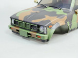 1/10 Toyota Pickup Truck Hard Body Shell Desert CAMO + Accessories