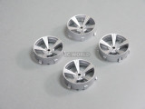 Tetsujin MANDARIN Car Wheels INSERTS Disk Adjustable Offset - WHITE - (4 pcs ) TT-7638