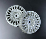 Tetsujin GRANSEEKER Car Wheels INSERTS Disk Adjustable Offset - SILVER - (4 pcs ) TT-7121