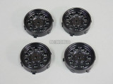 Tetsujin SUNFLOWER Car Wheels INSERTS Disk Adjustable Offset - CHROME BLACK - (4 pcs ) TT-8016