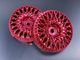 Tetsujin GRANSEEKER Car Wheels INSERTS Disk Adjustable Offset - CHROME RED- (4 pcs ) TT-8024