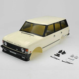 RC 1/10 1981 Land Rover Range Rover Truck Body Shell -Finished- WHITE