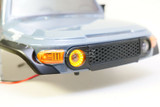 1/10 RC Truck Body TOYOTA FJ 313mm w/ LED Lights  -YELLOW-