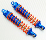 GPM Metal SHOCKS 105mm For Traxxas Rustler Slash Stampede RUS4102R-Blue (2PCS)