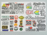 RC 1/10 DRIFT DECALS Logo Sponsors Decals Sticker 2 PCS  #B