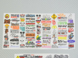 RC 1/10 DRIFT DECALS Logo Sponsors Decals Sticker 2 PCS  #B