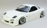 1/10 BODY Shell MAZDA RX7 TURBO w/ Wing 200mm -CLEAR-