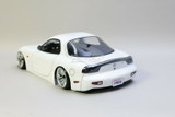  1/10 BODY Shell MAZDA RX7 TURBO w/ Wing 200mm  -CLEAR-