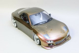  1/10 BODY Shell MAZDA RX7 TURBO w/ Wing 200mm  -CLEAR-