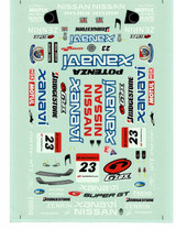 RC 1/10  DECAL Stickers XANAVI Nissan R34 GTR Vinyl Sheet 