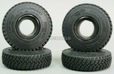 1/10 TRUCK RIMS 1.55" Aluminum Wheel W/ Matching TIRES 90X26mm (4pcs) 