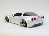 1/10 RC Body Shell CHEVY CORVETTE  w/ Light Buckets BLUE -Finished-