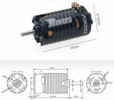 1/28 Mini BRUSHLESS MOTOR + ESC For Kyosho Mini Z Vehicles *3500KV* -RED-