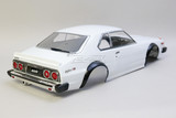 1/10 RC BODY Shell 1977 Nissan SKYLINE HT-2000 GT *FINISHED* WHITE