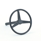 1/10 Scale STEERING WHEEL Metal (1) Medium -BLACK-