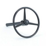 1/10 Scale STEERING WHEEL Metal  (1) Large -BLACK-