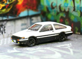 1/64 Die Cast TOYOTA TRUENO AE86 Model Car - WHITE -