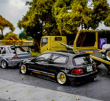 1/64 Metal WHEELS RIMS TIRES SET For Diecast Models -SSR MKIII SILVER- BC64060