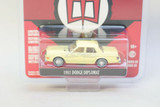 Green Light Hollywood 1/64 Die Cast 1981 DODGE DIPLOMAT Car