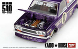 Mini GT 1/64 Die Cast DATSUN 510 Pro Street OG Kaido House Model Car -ORANGE-