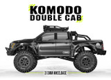 RC 1/10 KOMODO Double Cab Pick Up Body Shell *CLEAR* #gm60192