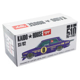 Mini GT 1/64 Die Cast DATSUN 510 WAGON Hanami Kaido House Model Car - TEAL -