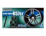 Aoshima 1/24 GRAM LightS R57GT 20inch Model Wheel Set
