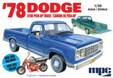 MPC 1/25 1978 Dodge D100 Custom Pickup (2T) Plastic Model Kit