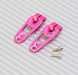 RC Servo HORN 25T Aluminum Low Profile (2 HORNS) - PINK -